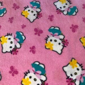 vintage y2k sanrio pink hello kitty fleece blanket from 2003🩷